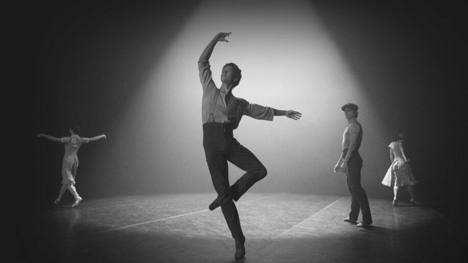 Emma Hawes, Isaac Hernandez, Francesco Gabriele Frola and Alison McWhinney in Senseless Kindness © English National Ballet
