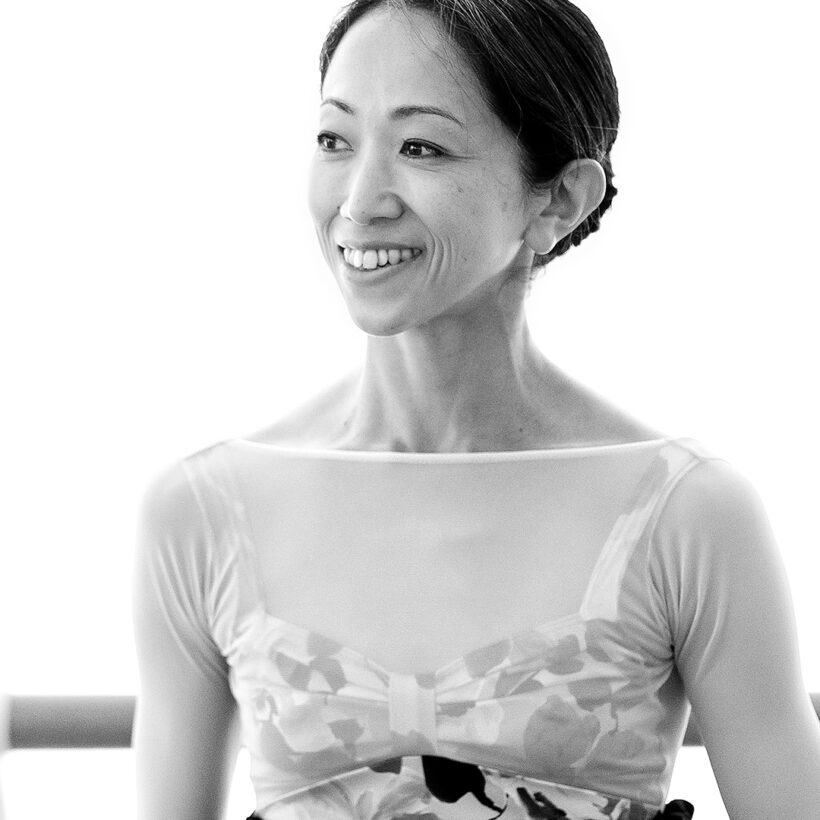 Erina Takahashi in the studio © Laurent Liotardo